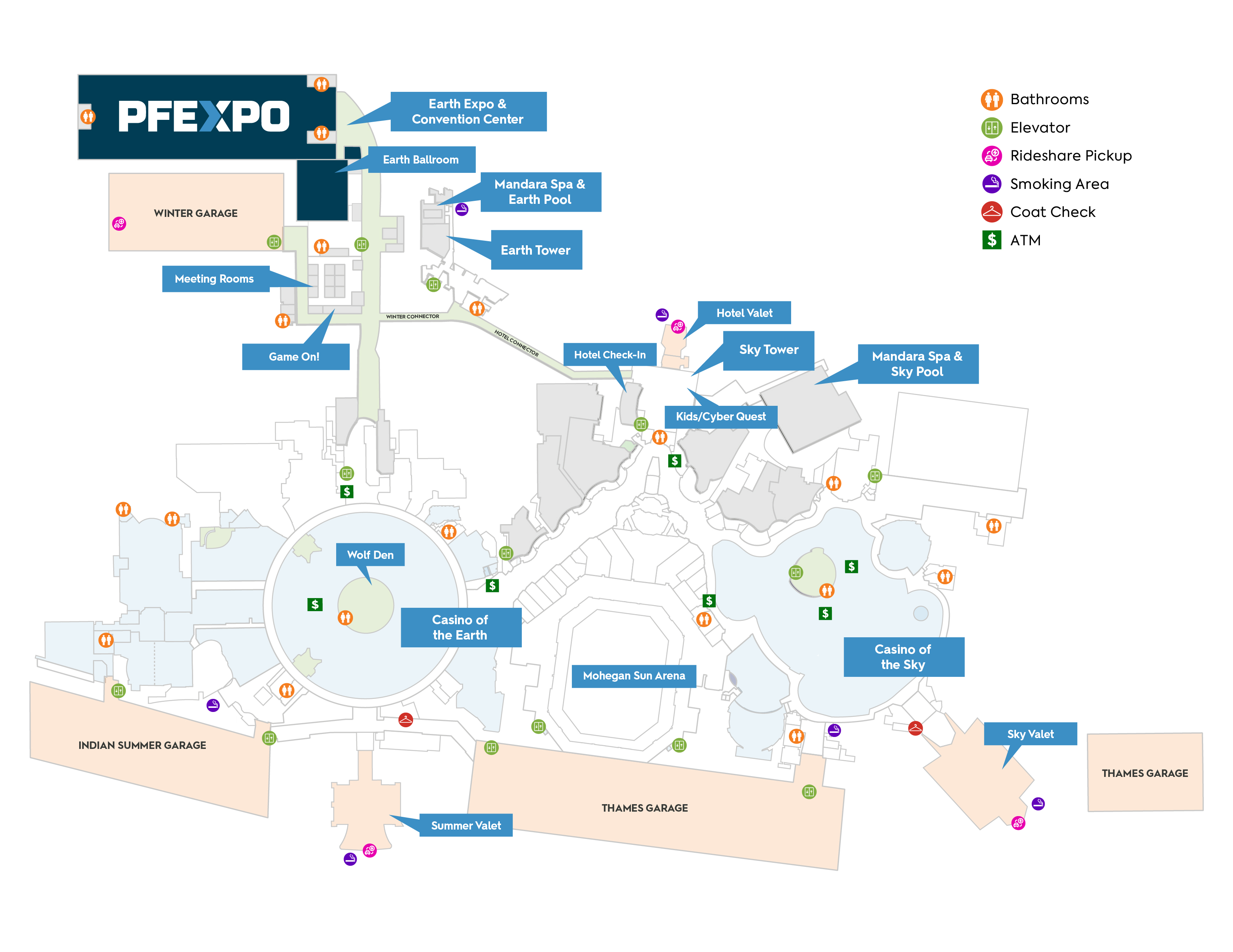 Mohegan Sun Map 2024 Pdf - Tana Lilith